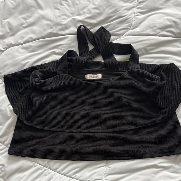 Madewell Tops - Madewell Black Ribbed Women's Top
